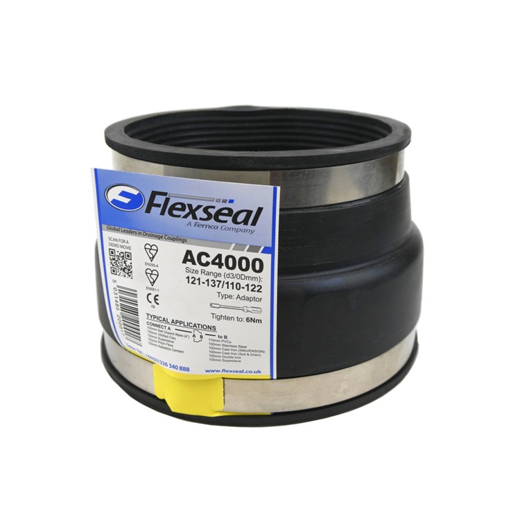 AC4000 Flexseal Adaptor  100mm